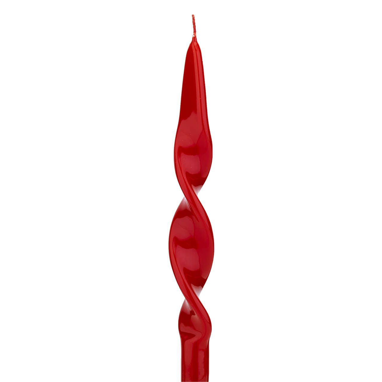 CANDELE SPIRALE 27*2,2 - VERNICE ROSSO (conf.ne da 4 pzi)